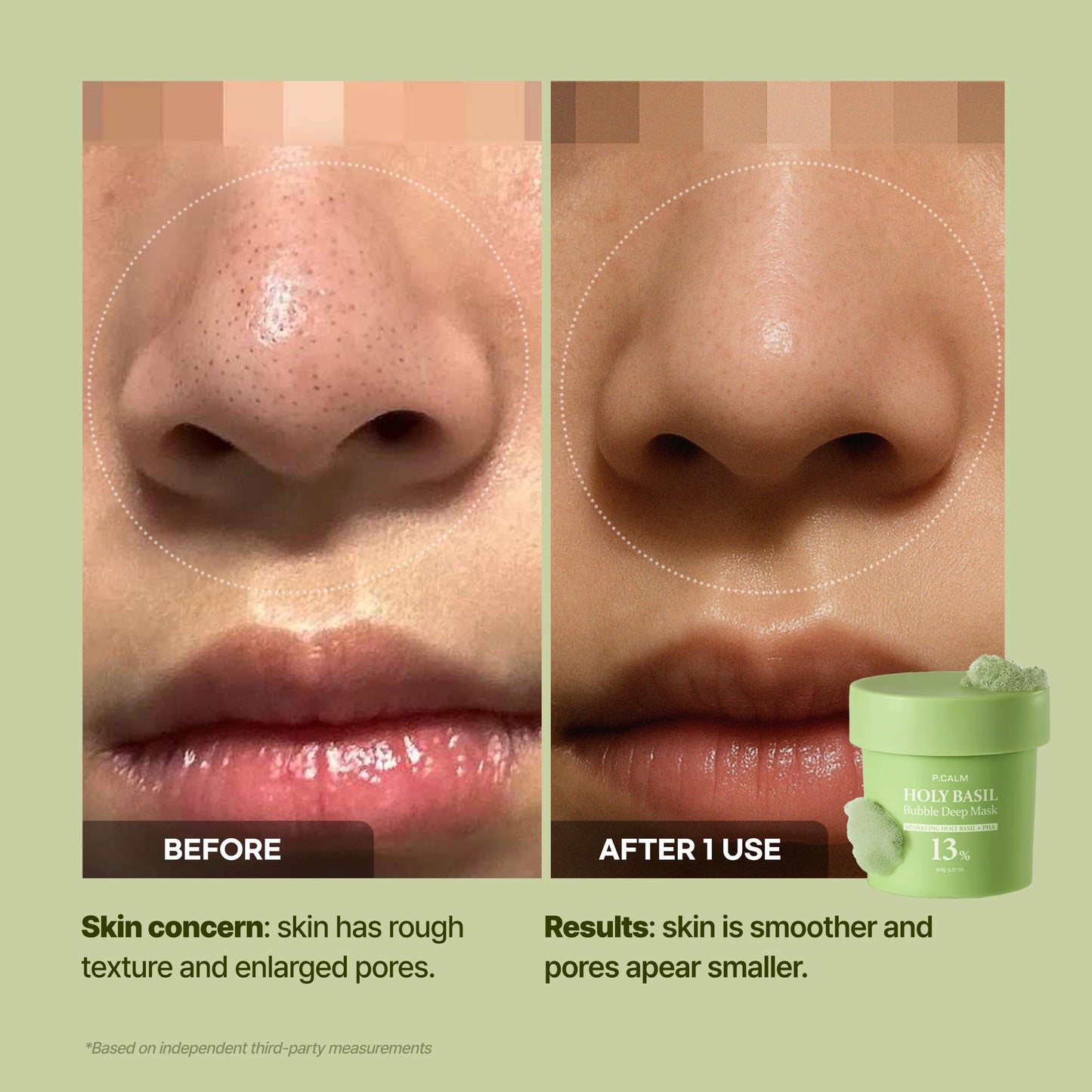 Korean Holy Basil Bubble Deep Mask 90g