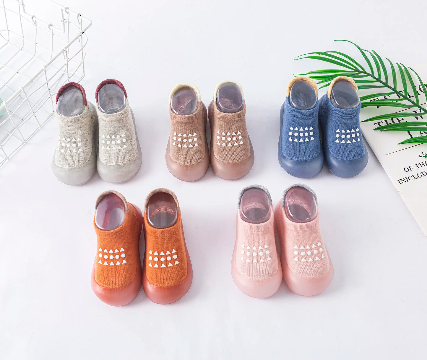 Noslippy™ - Soft Sole Non Slip Cotton Breathable Lightweight Slip-on Sneakers