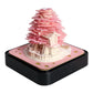 Omoshiroi Block 3D Notepad 3D Calendar 2024 Sakura Tree House Calendar 3D Memo Pad Paper Note 3D Sticky Note Pad Birthday  Gift