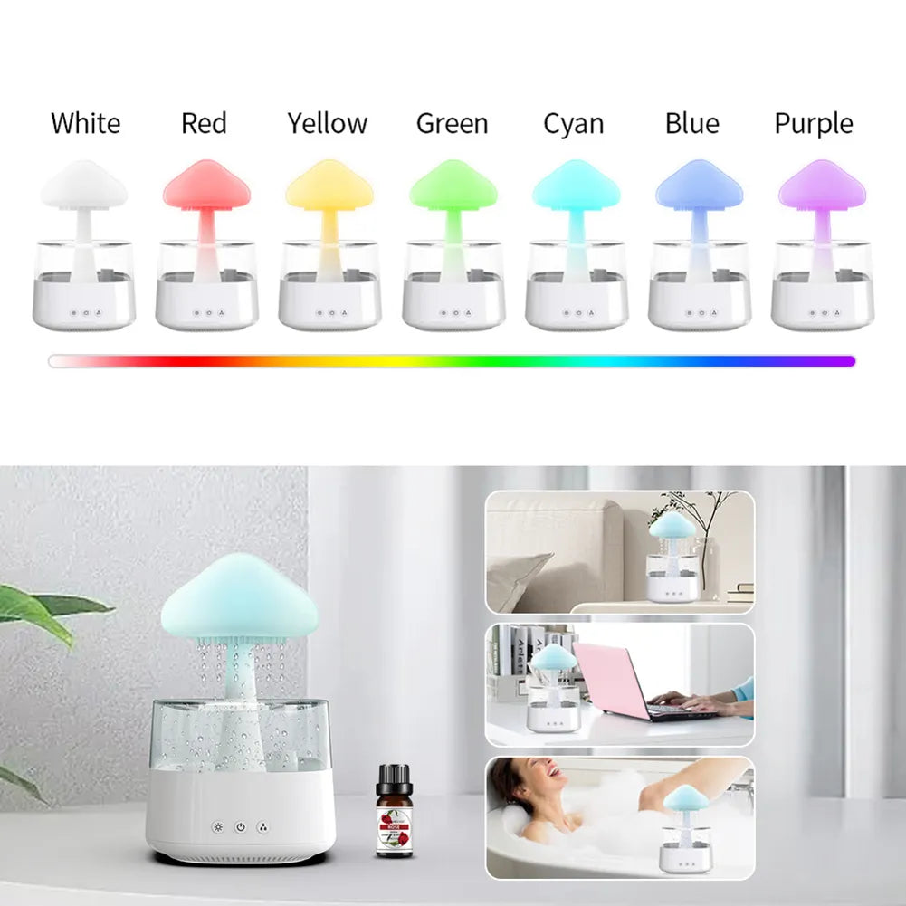 PrecipiRain™ - Air Humidifier Electric Aroma Diffuser Rain Cloud