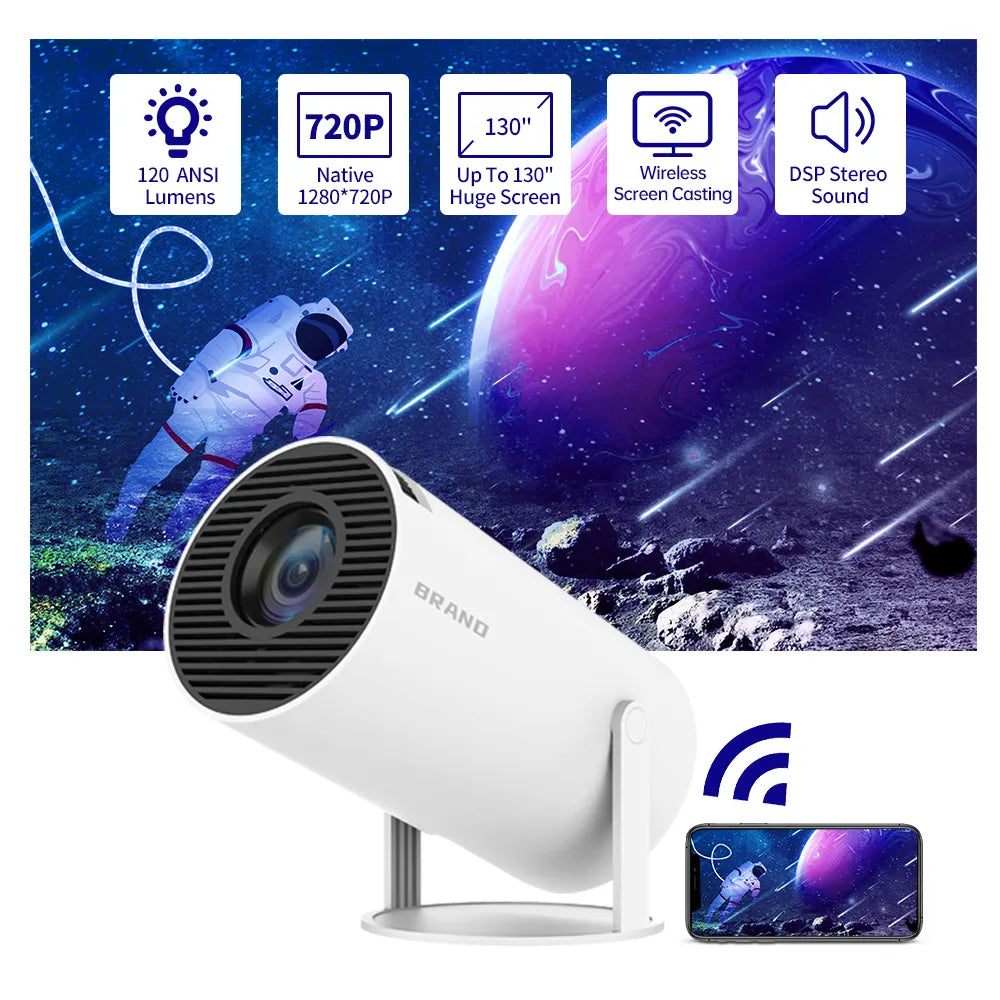 Project filmble™ - Mini Portable 5G wifi cinema 4K movie Projector