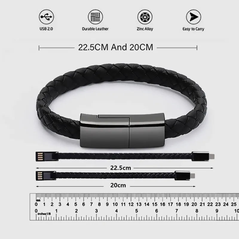 Anytime Pro Cable™- Bracelet USB Cable Portable Fast Charging