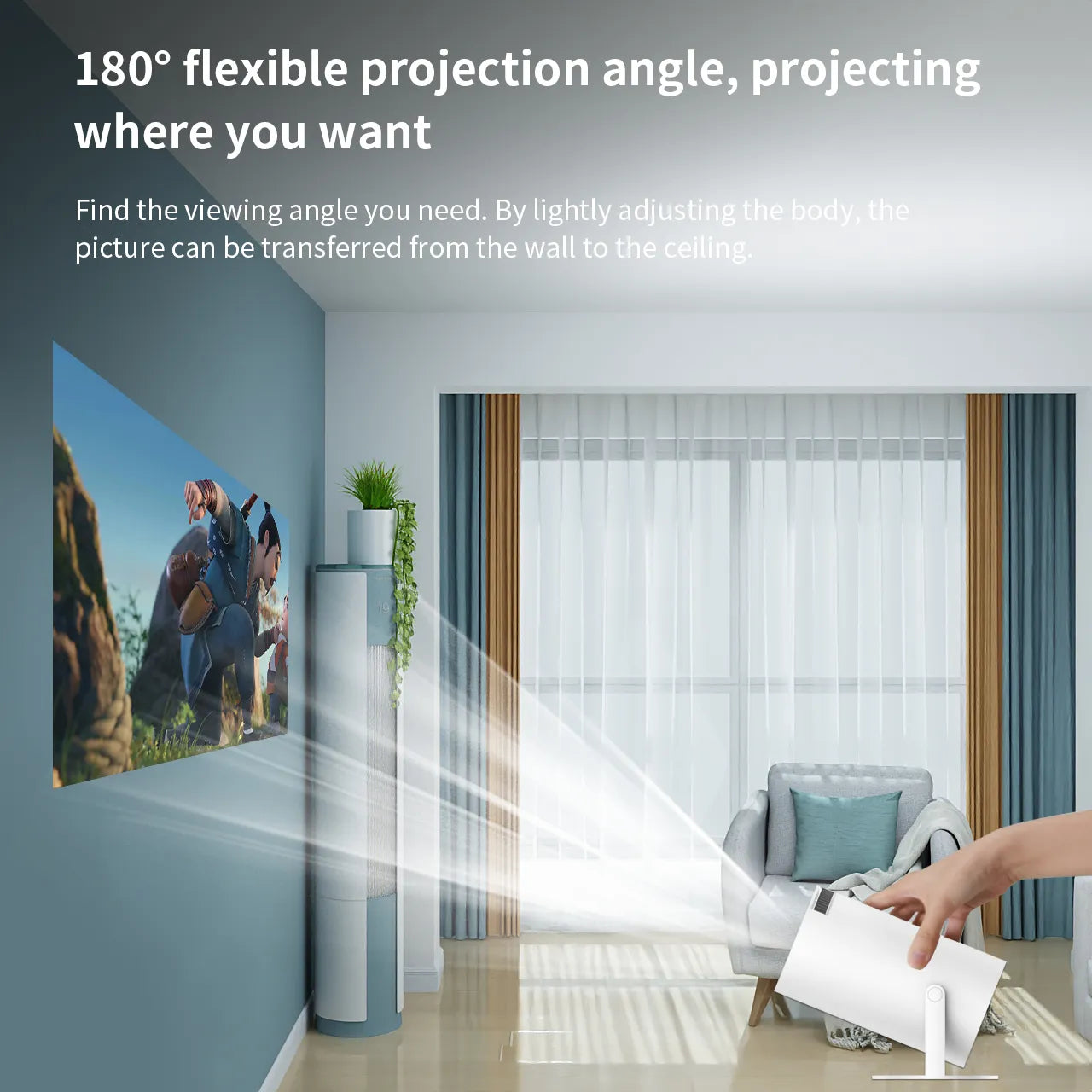 Project filmble™ - Mini Portable 5G wifi cinema 4K movie Projector