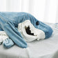 Cartoon Shark Sleeping Bag - Pajamas Office Nap Shark Blankets