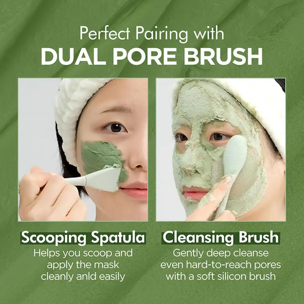 Korean Carbonic Acid Holy Basil Bubble Facial Mask Exfoliating Deep Cleansing Remove Blackhead Shrink Pore Oil Control Skin Care