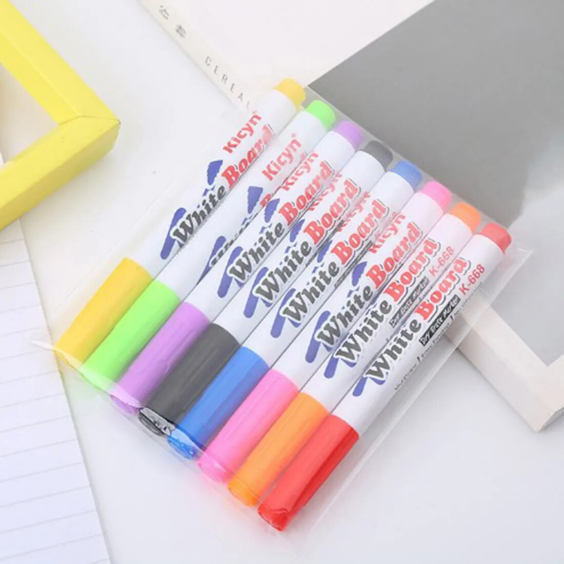 Magical Water Painting Pen Whiteboard Markers Floating Ink Pen Doodle Water Pens Montessori Early Education Toy Art Supplies