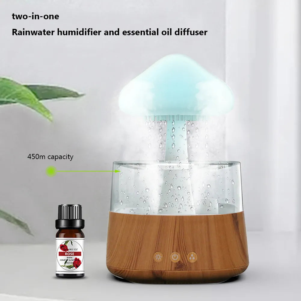 PrecipiRain™ - Air Humidifier Electric Aroma Diffuser Rain Cloud