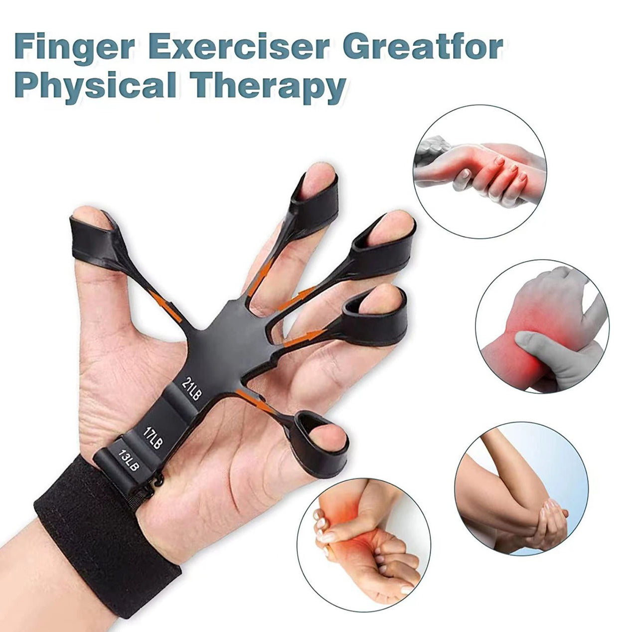 GripHancer™ Strength Trainer Finger Resistance Belt
